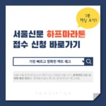 서울신문 하프마라톤 접수 신청 바로가기